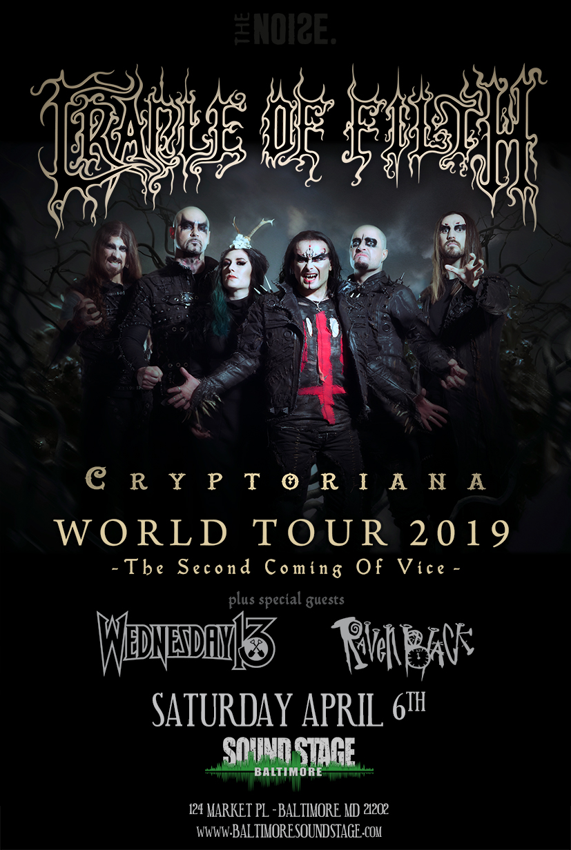 The Noise Presents: Cradle of Filth: Cryptoriana World Tour