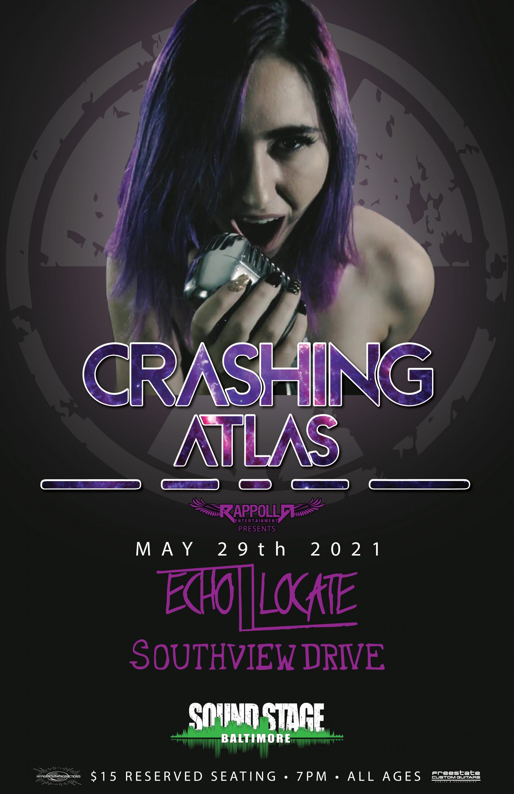 CRASHING ATLAS Baltimore Soundstage