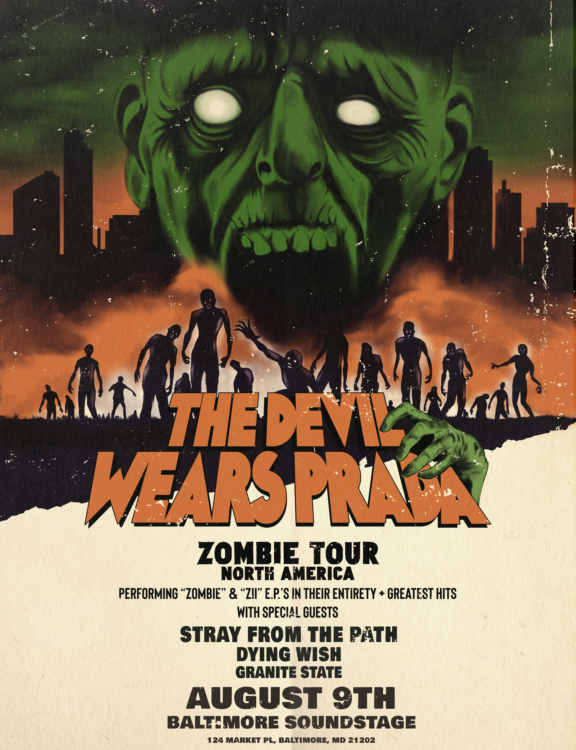 The Devil Wears Prada: Zombie Tour North America - Baltimore Soundstage