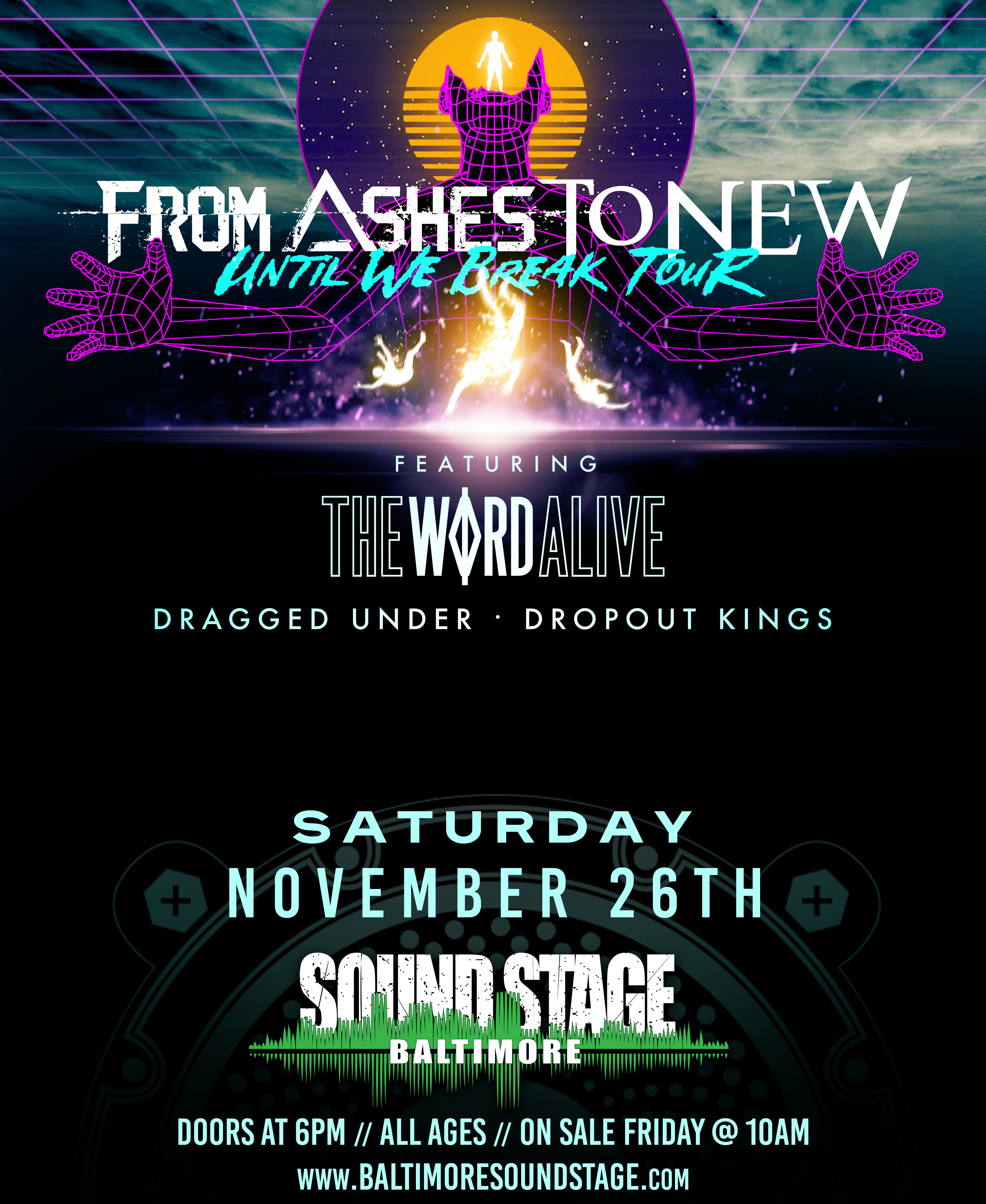 From Ashes To New: Until We Break Tour - Baltimore Soundstage