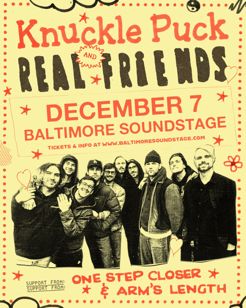 knuckle puck real friends tour