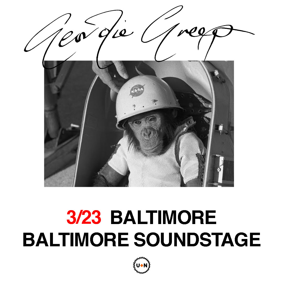 An Evening With Geordie Greep - Baltimore Soundstage