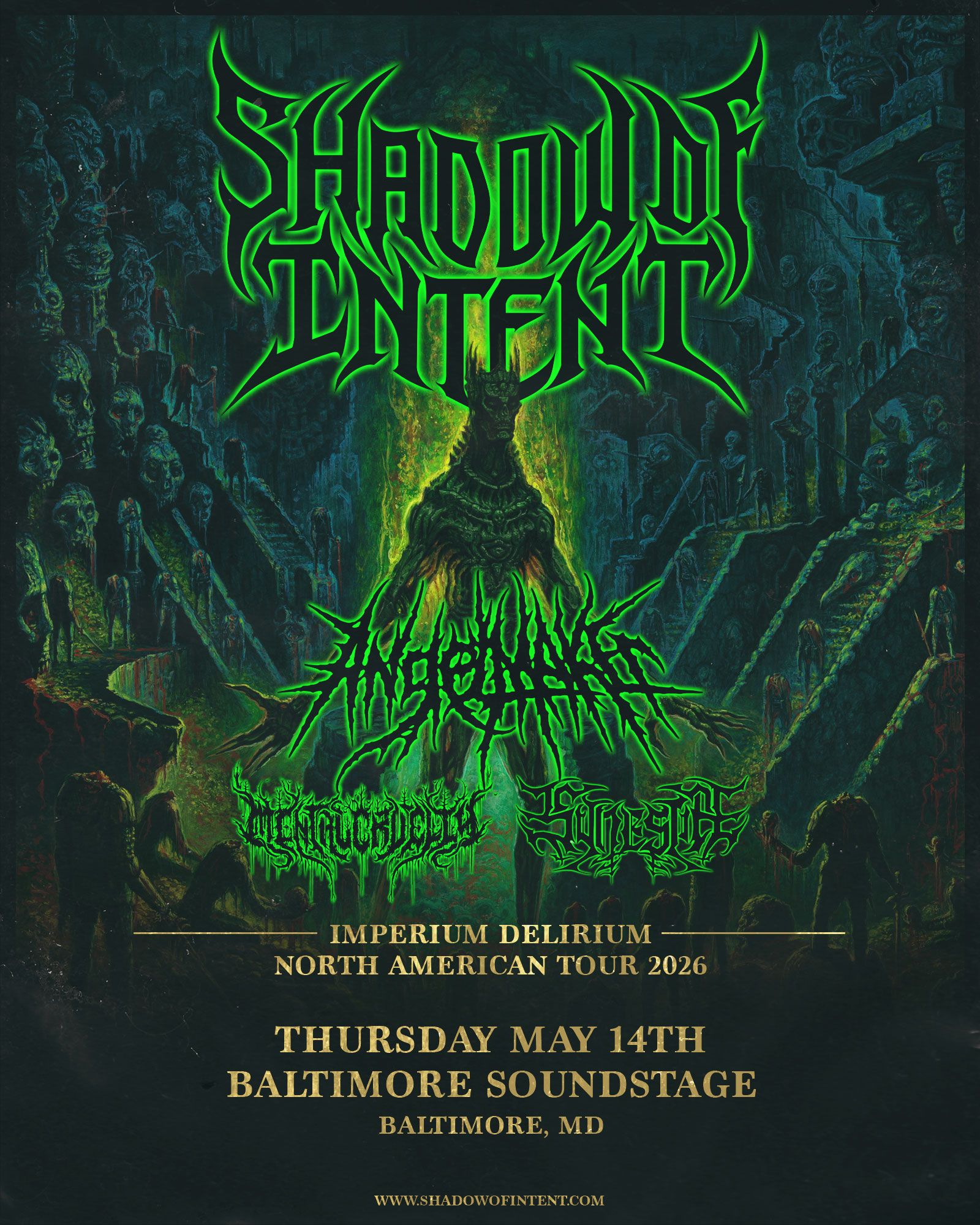 Shadow of Intent - Imperium Delirium North American Tour 2026