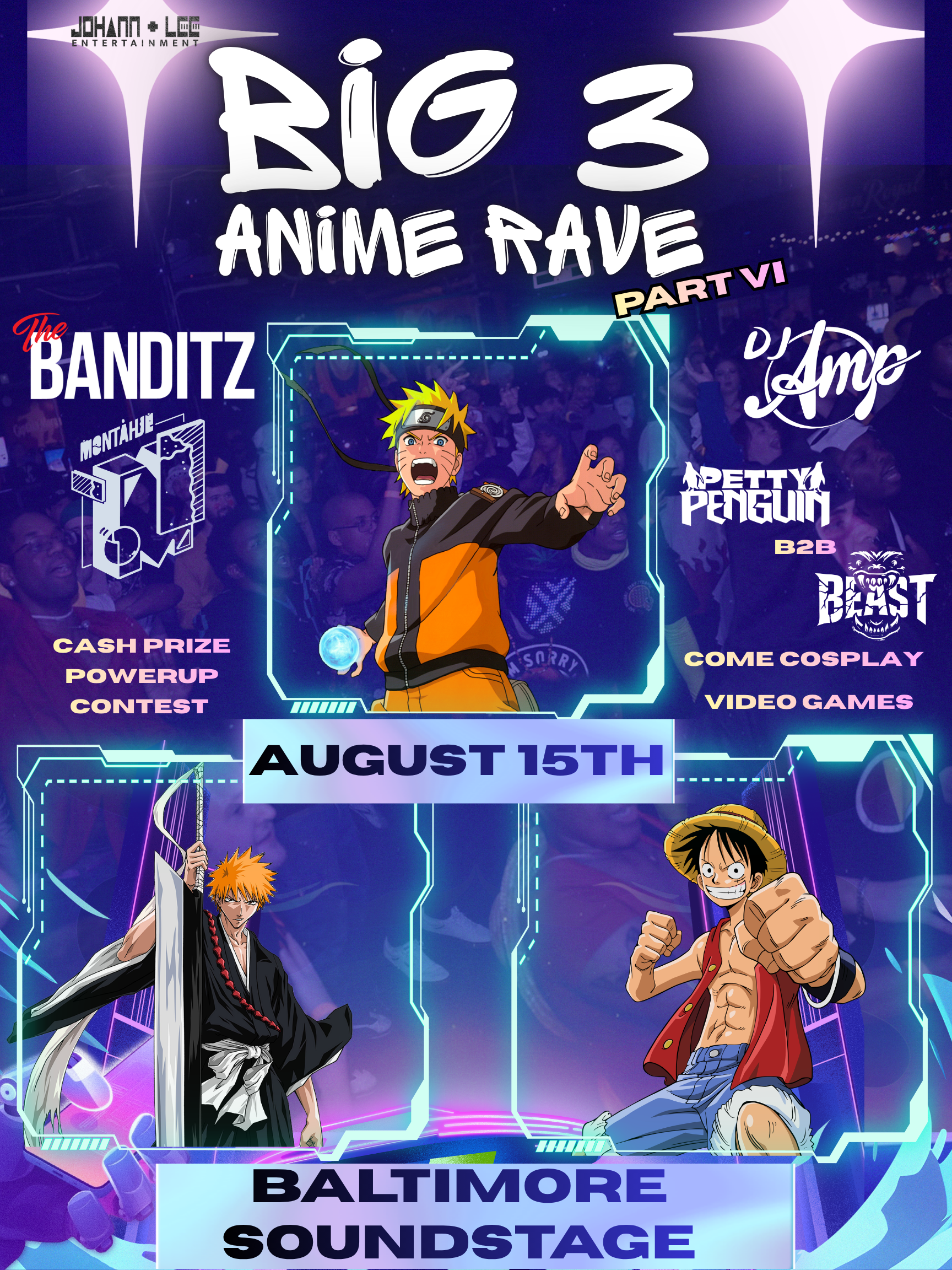 アニメ RAVE Big 3 Anime Rave (18+) - Baltimore Soundstage