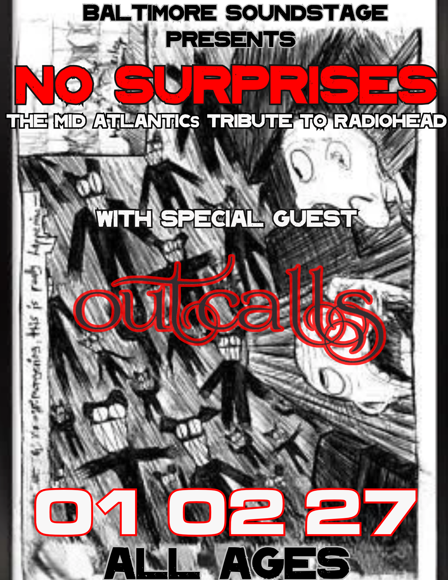 No Surprises | The Mid Atlantic’s Tribute To Radiohead w/ Outcalls